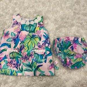 Lilly Pulitzer dress and bloomer set